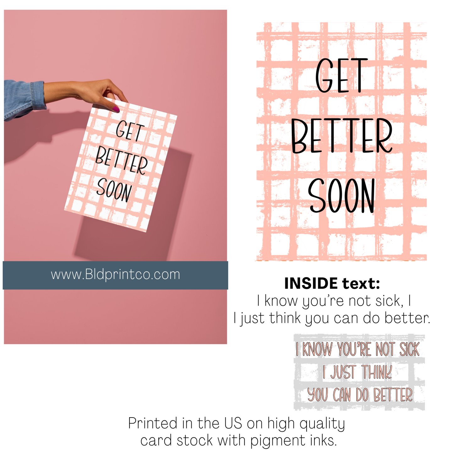 Get better soon- When their not sick.