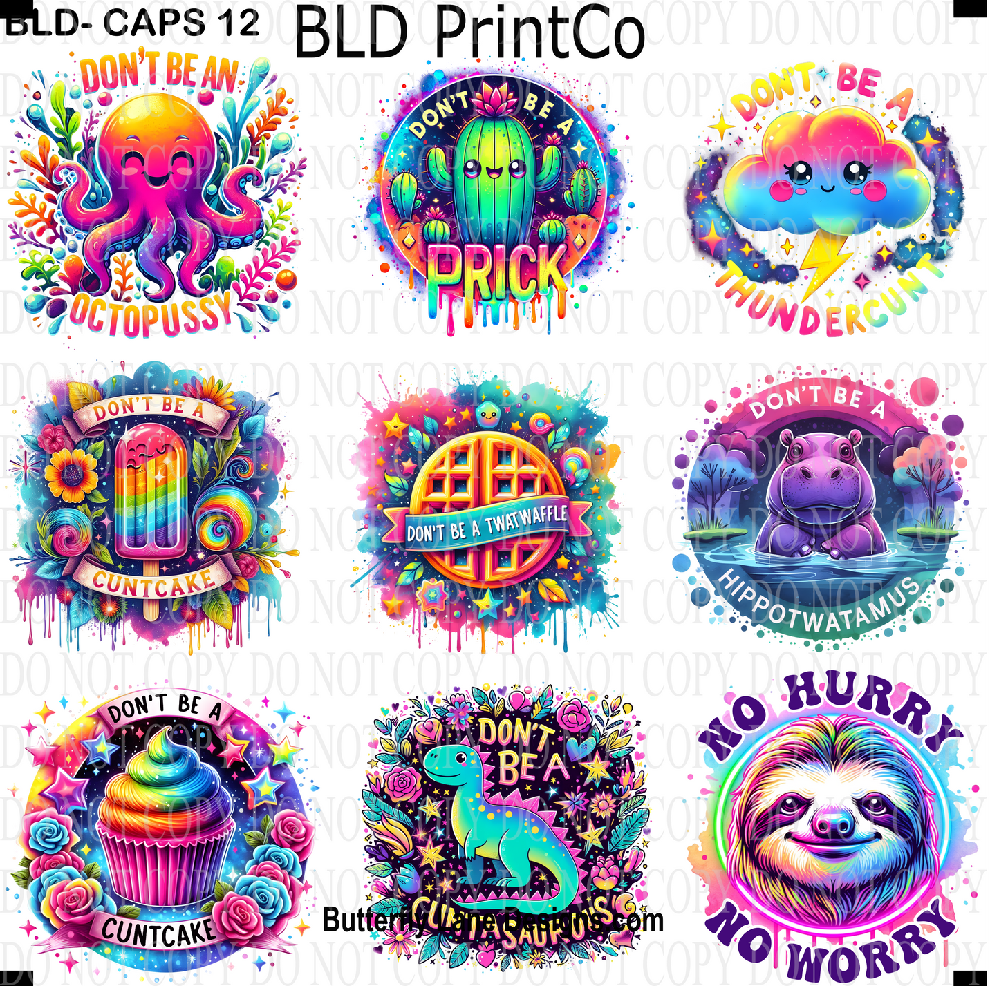 CAPS 12 Don't Be_Adult -Neon-