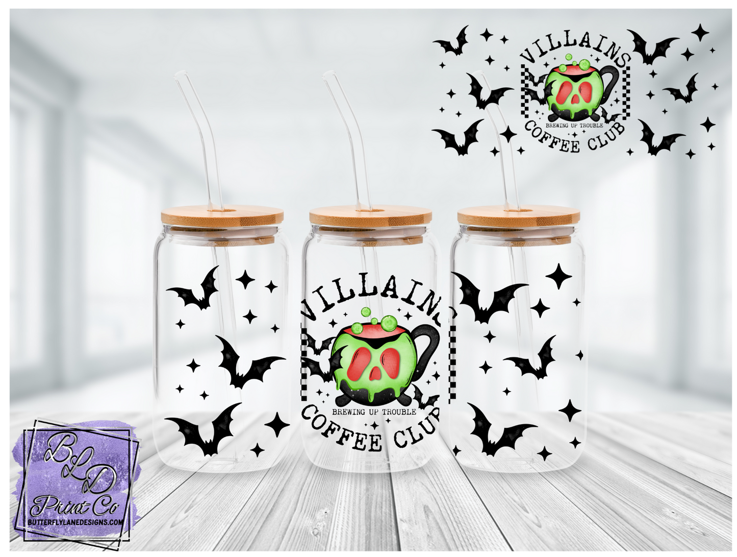 L27-Villian Coffee Club - Libbey