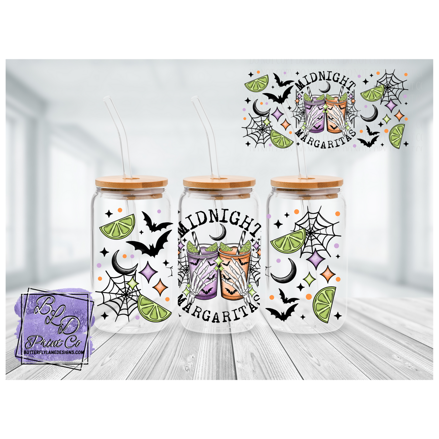L29 Midnight Margaritas- black text- Libbey