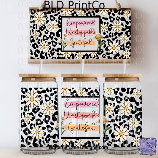 L408 Empowered with leopard print