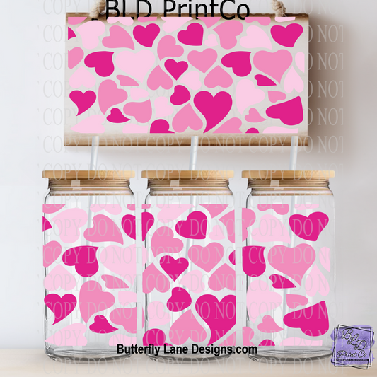 L410 Pink Hearts-