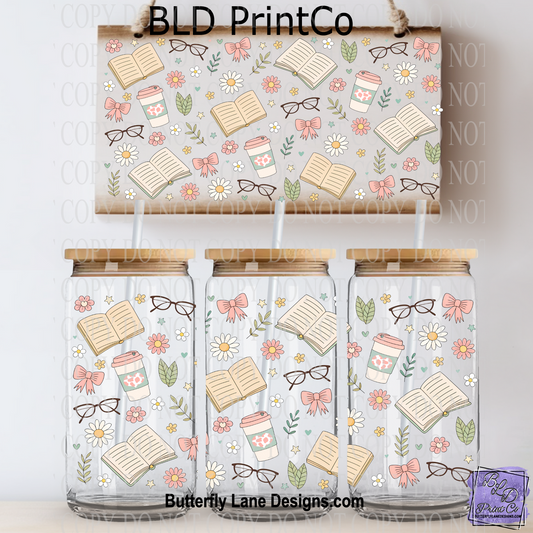 L421 Spring Flowers & Books