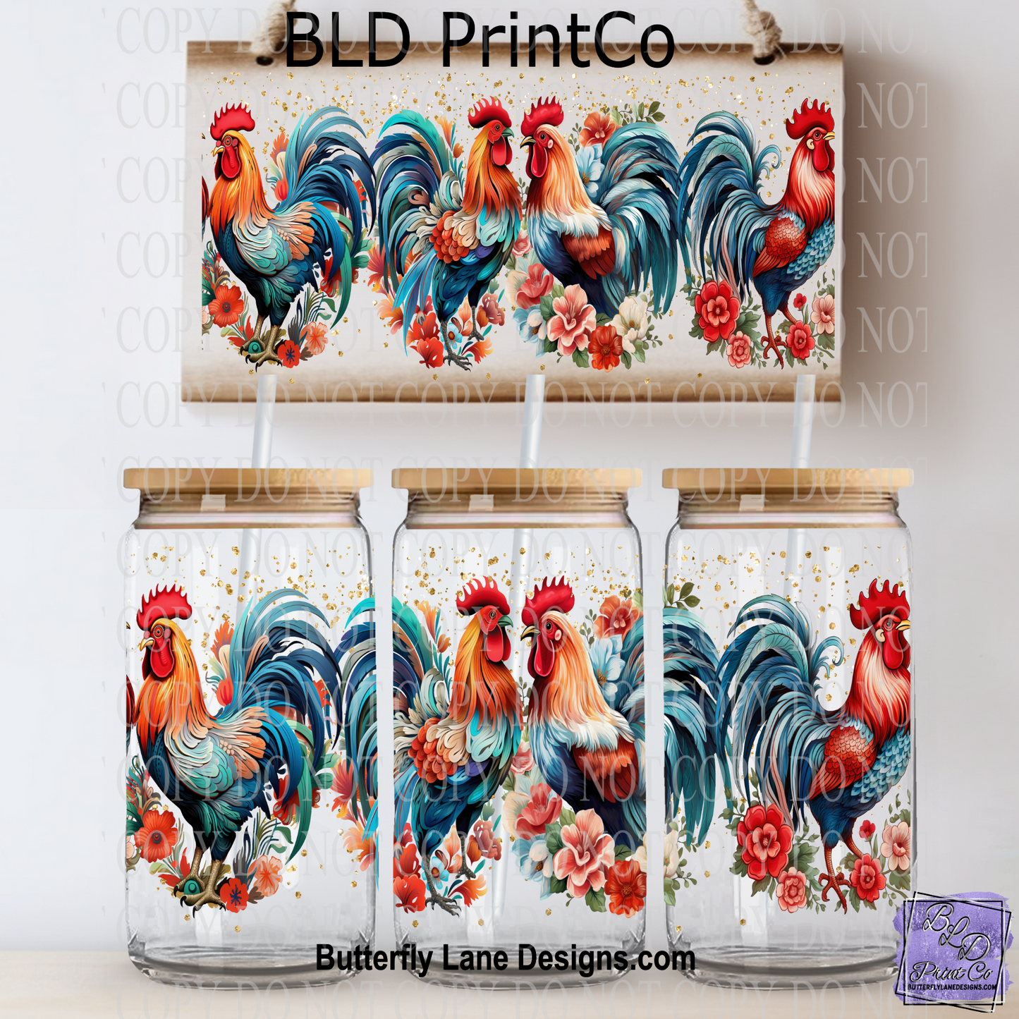 L429 Colorful Rooster