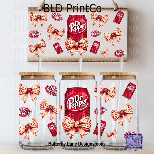 L637 Dr Soda leopard bows