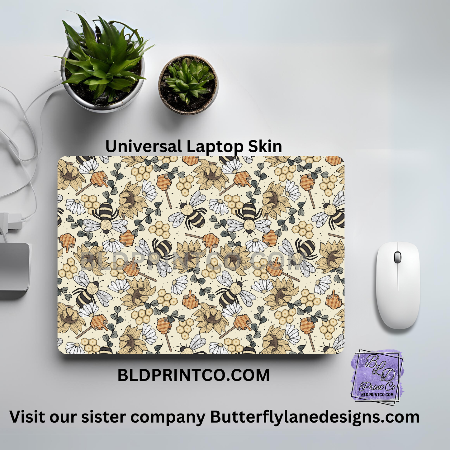 LS007 Spring Floral Bees