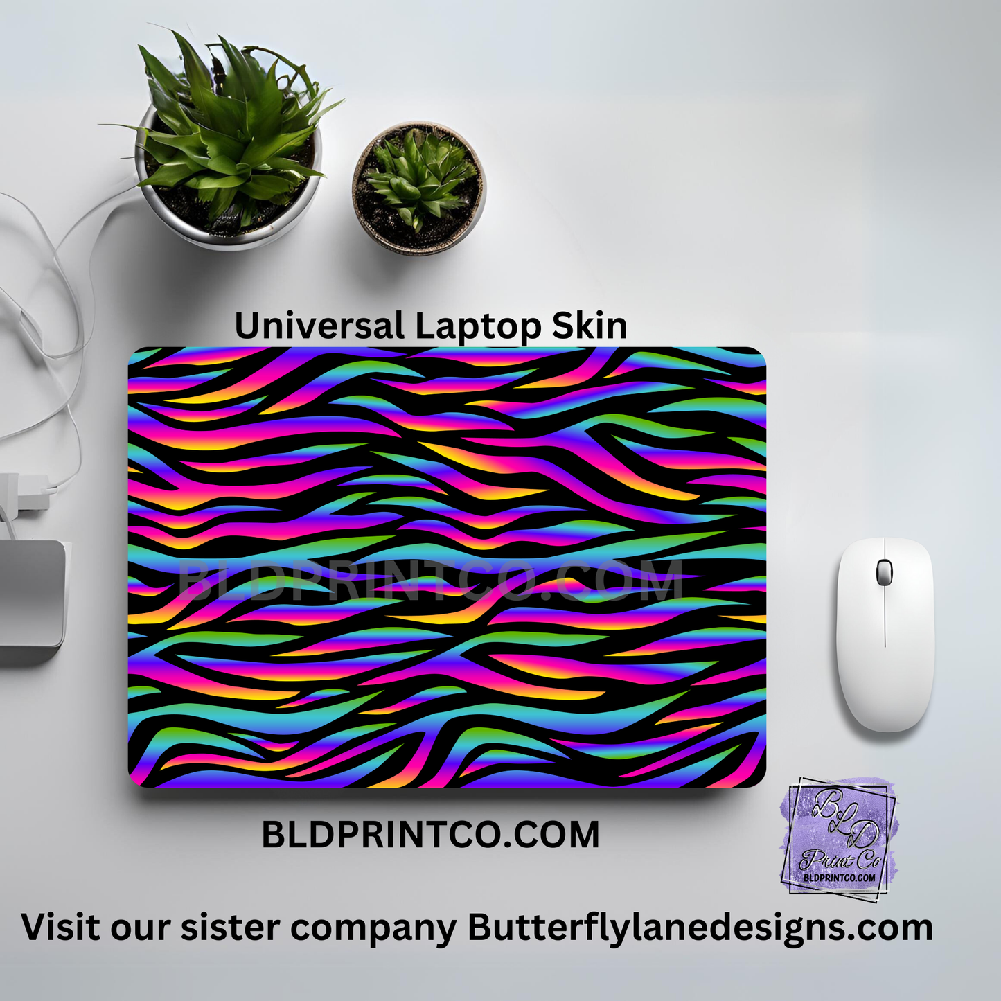 LS013 Neon Zebra strips