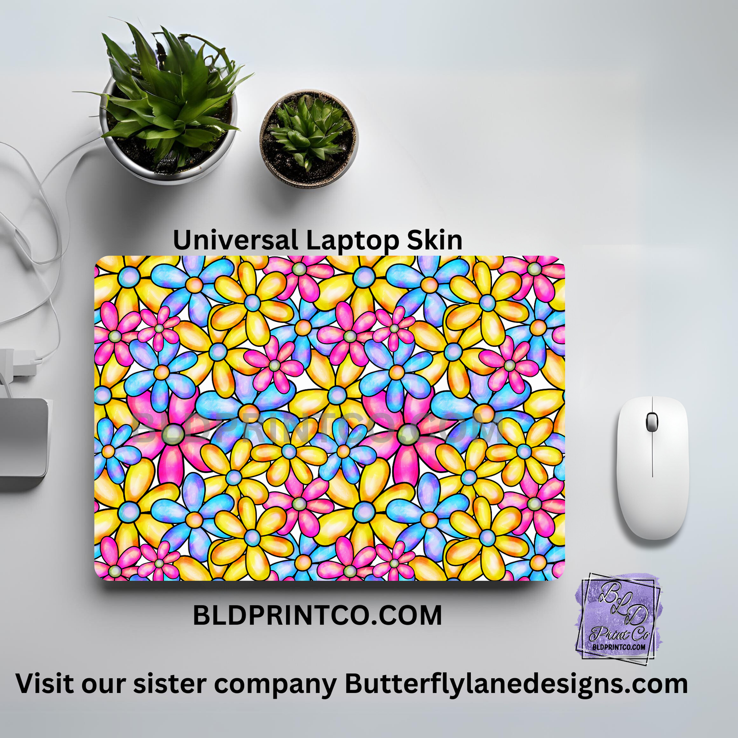 LS024 Bright Pastel Whimsical Florals
