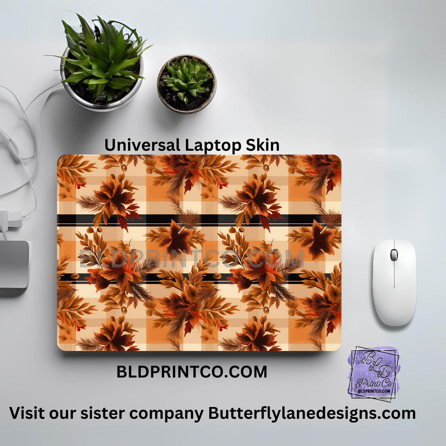 LS041 Plaid and fall florals