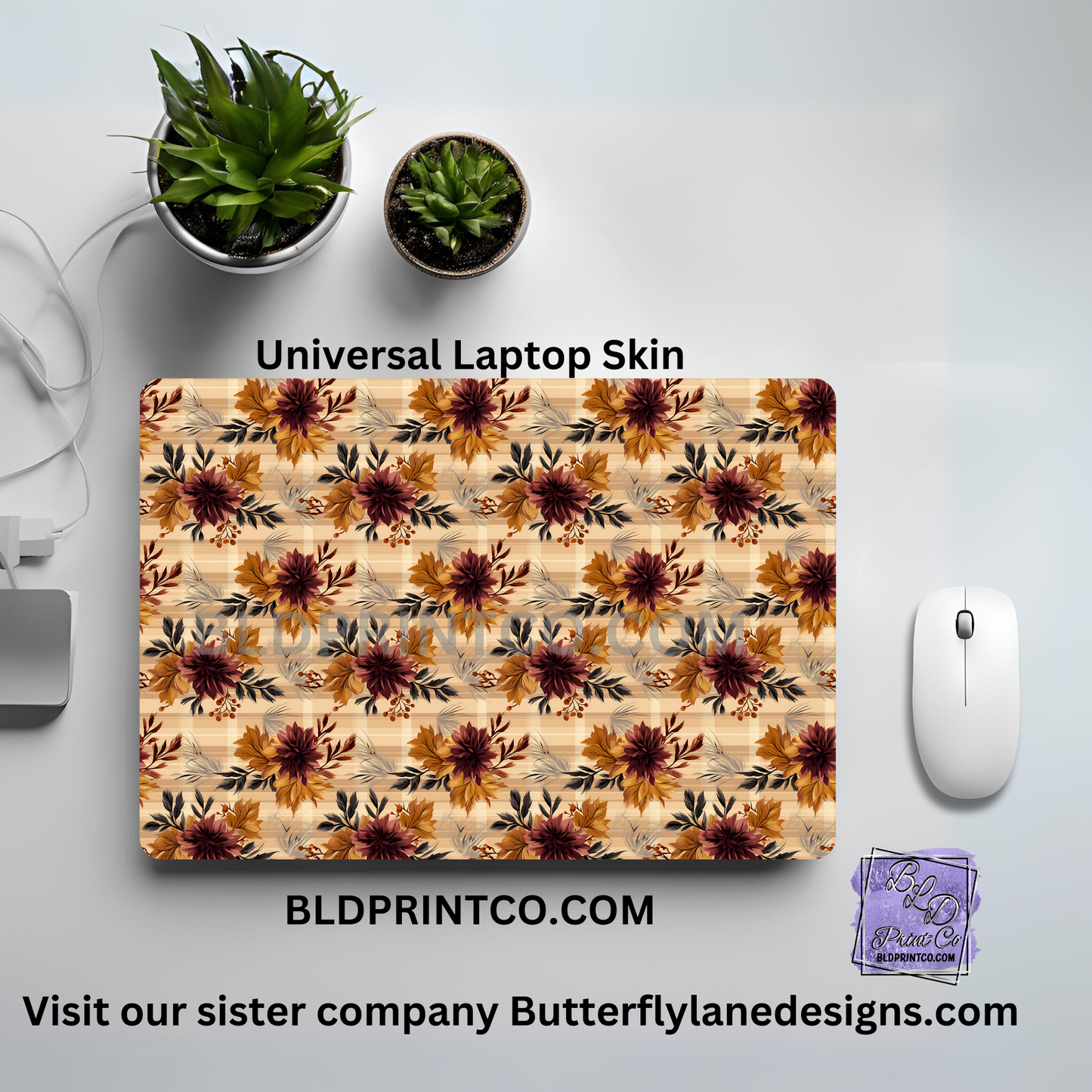 LS042 Plaid and fall florals