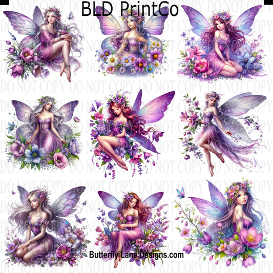 CAPS 21 Magical Purple Fairies
