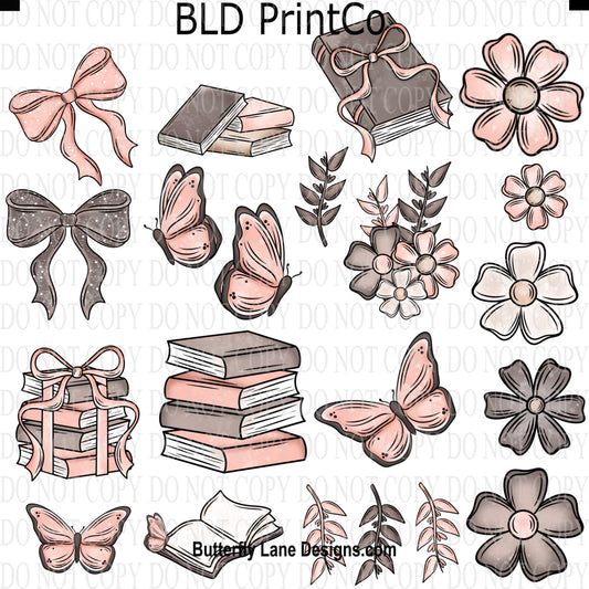 CAPS 31 Bookish-Pink