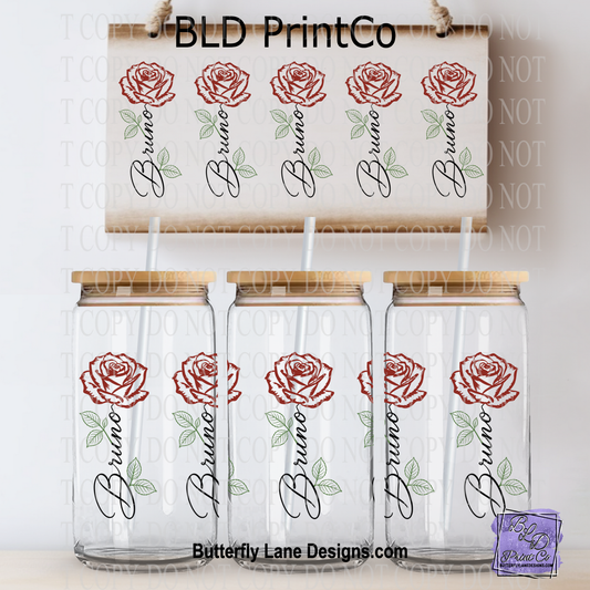 Bruno Rose Mini's | Red Flowers & Minimalist Hearts | L1025