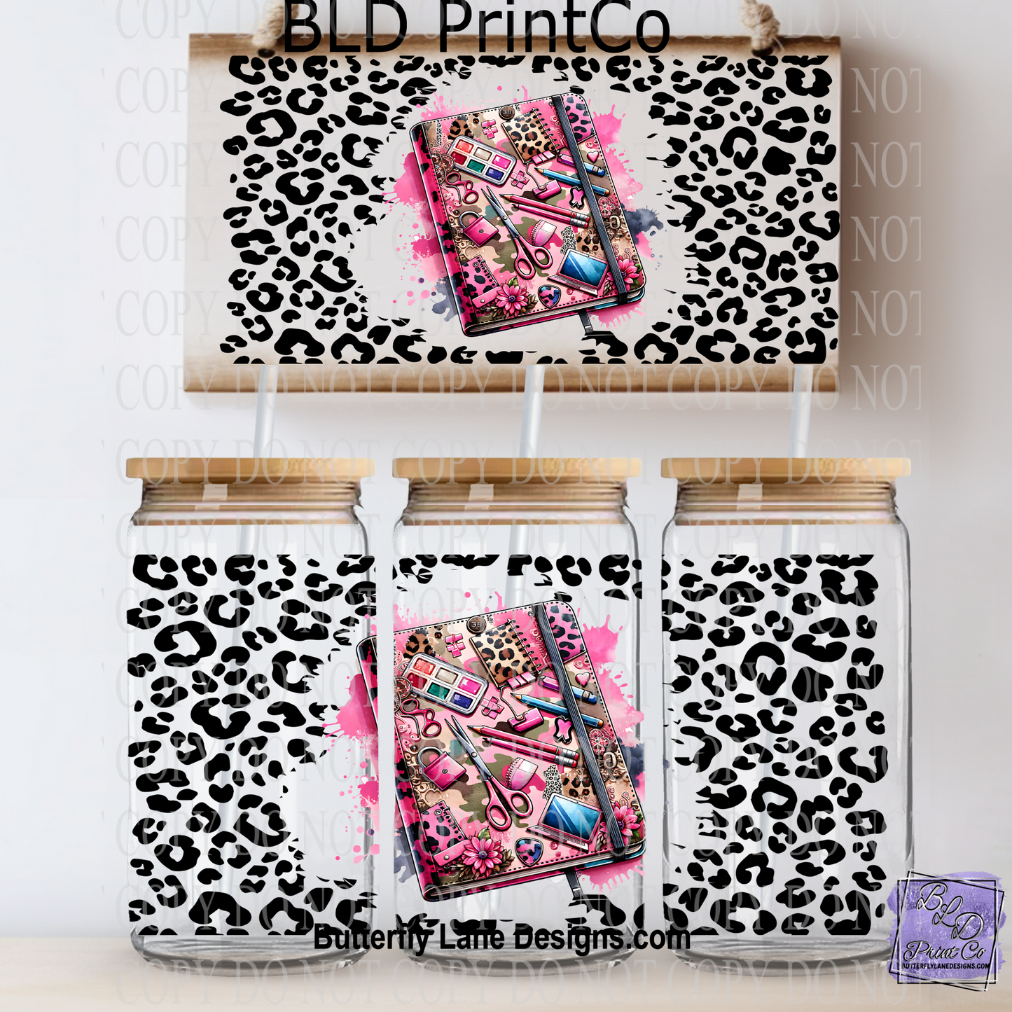 L434 School-Junk Journal-Cheetah prinit