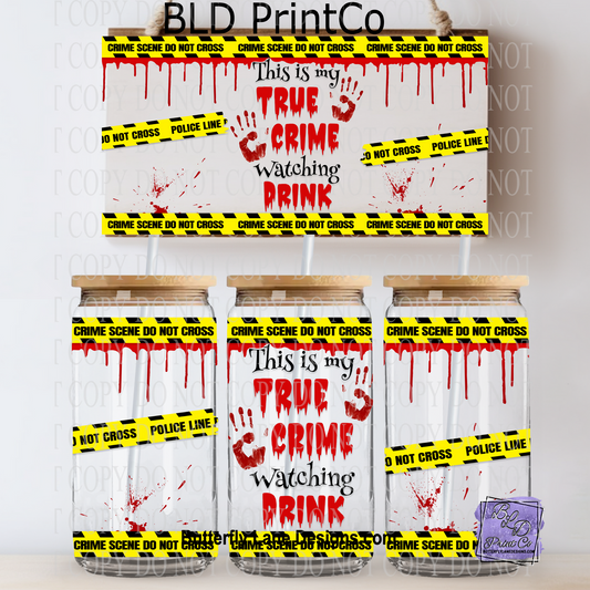 L669 True crime watching drink