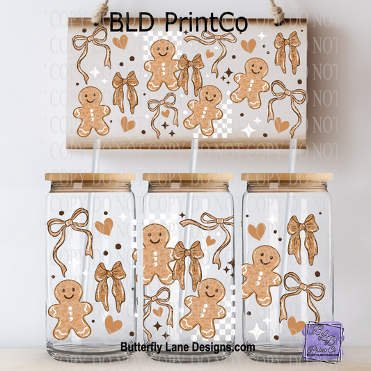 L723 Lace Gingerbread and bows