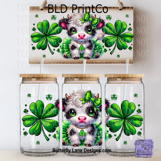 L934 Baby Highland cow-St Patricks