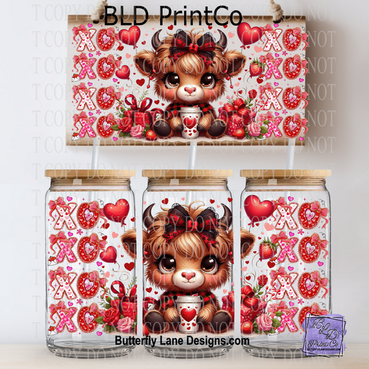 L935 Valentine Baby highland Cow