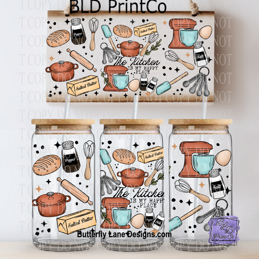 L947 The Kitchen Is My Happy Place