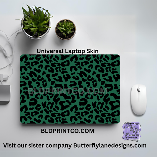 LS053 Cheetah Print-Green and black