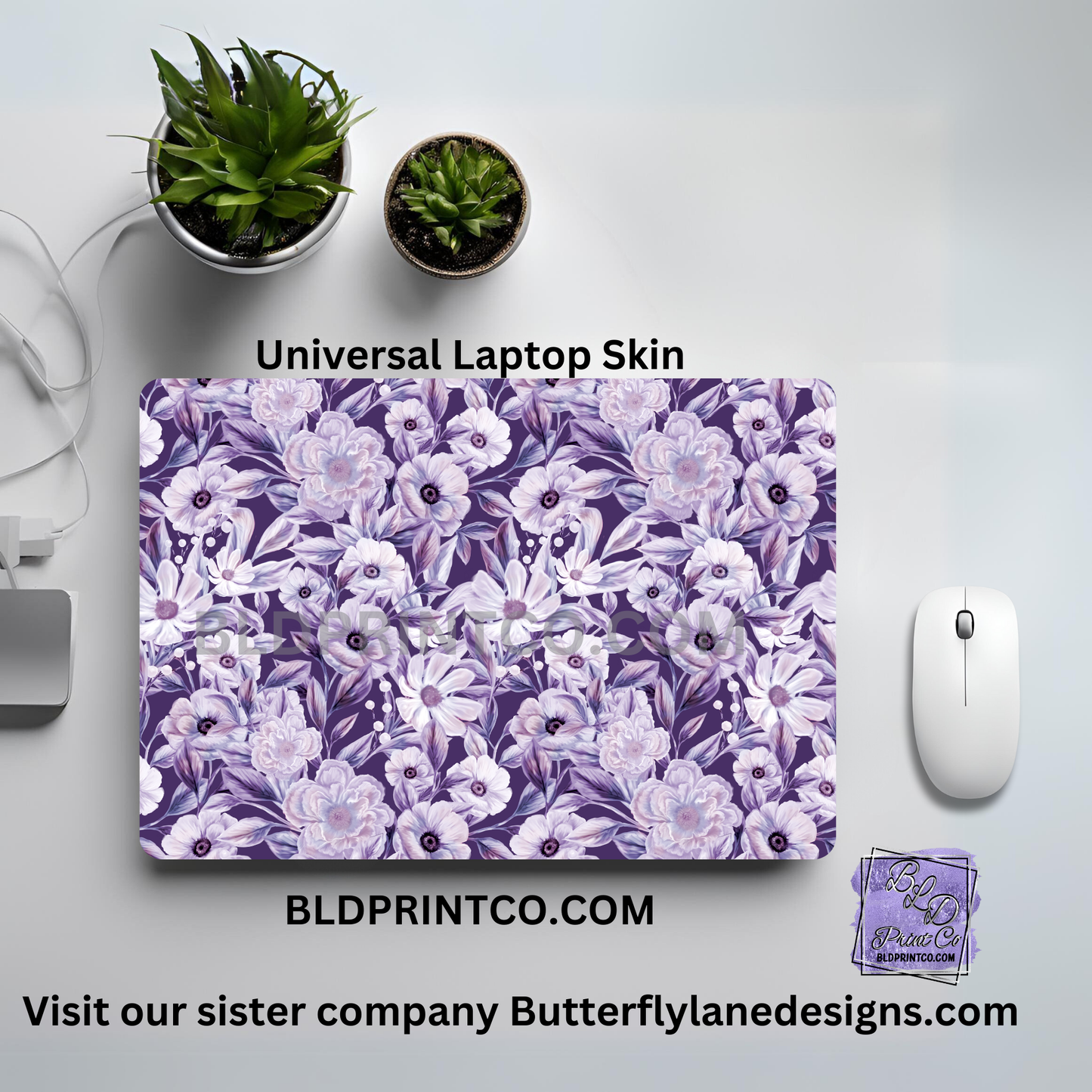 LS067 Purple Florals