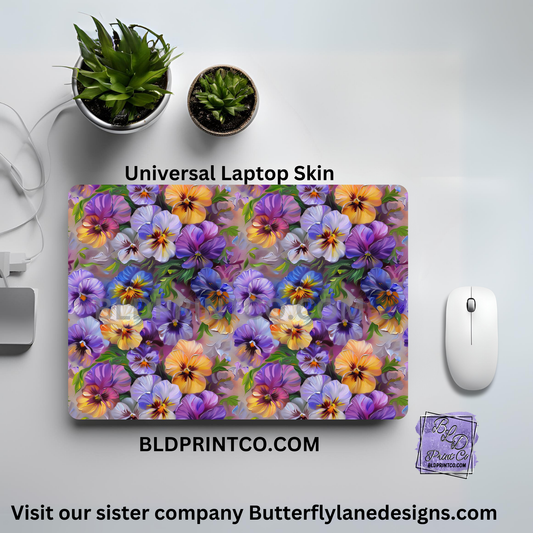 LS087 Gentle spring florals with oil paint effect