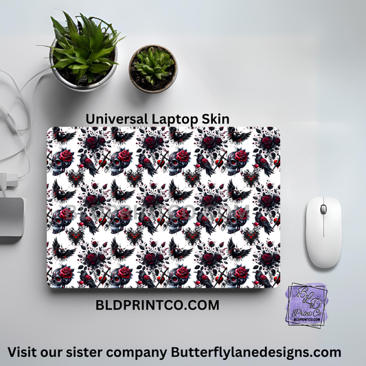 LS090 Goth style Crows and Skulls- BLD Exclusive