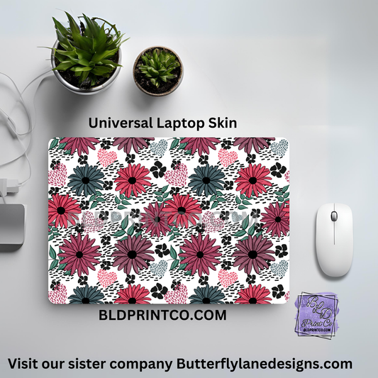 LS095 Abstract hearts and florals- BLD Exclusive