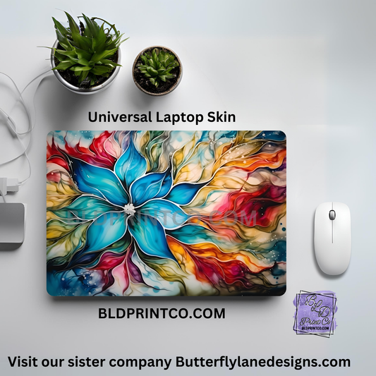 LS123 Floral with watercolor effect