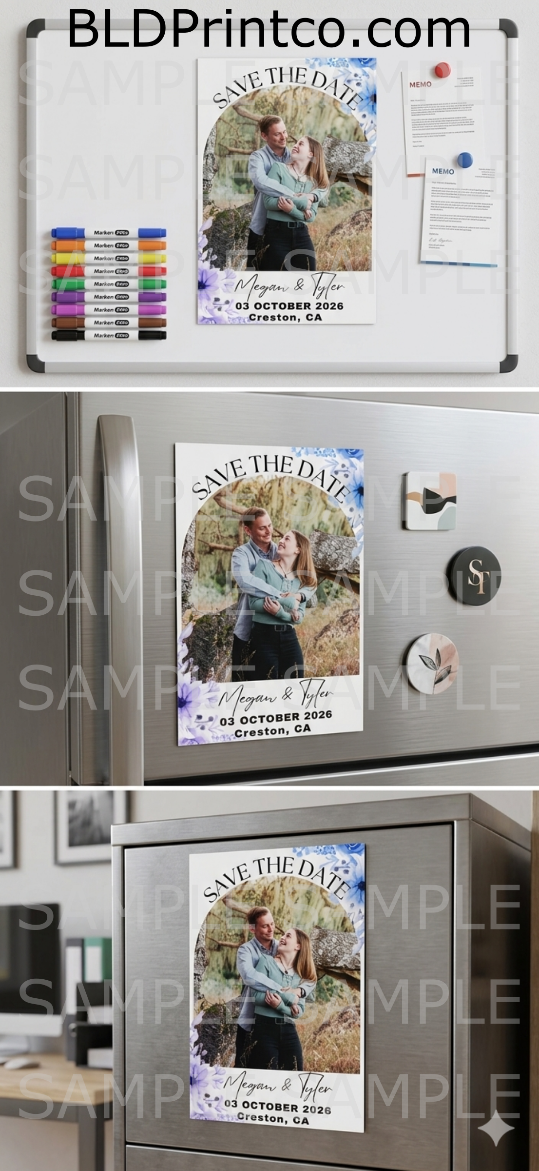 Save the Date Magnetic Announcement |Photo Style- Lifestyle Collection