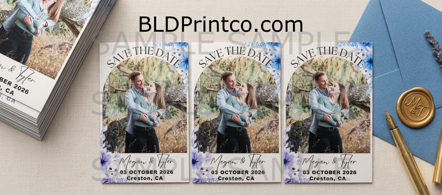 Save the Date Magnetic Announcement |Photo Style- Lifestyle Collection
