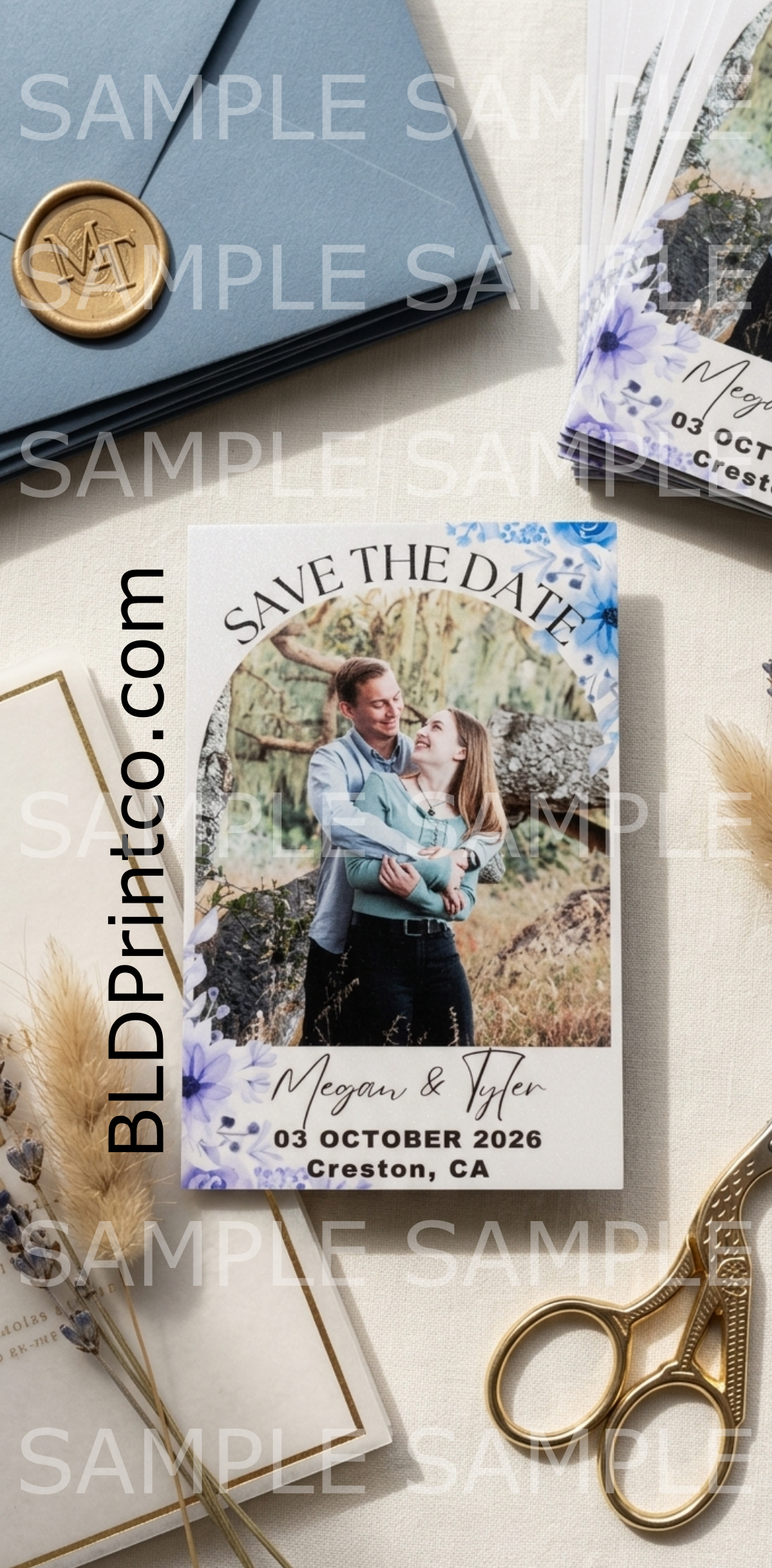 Save the Date Magnetic Announcement |Photo Style- Lifestyle Collection
