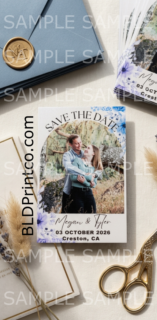 Save the Date Magnetic Announcement |Photo Style- Lifestyle Collection