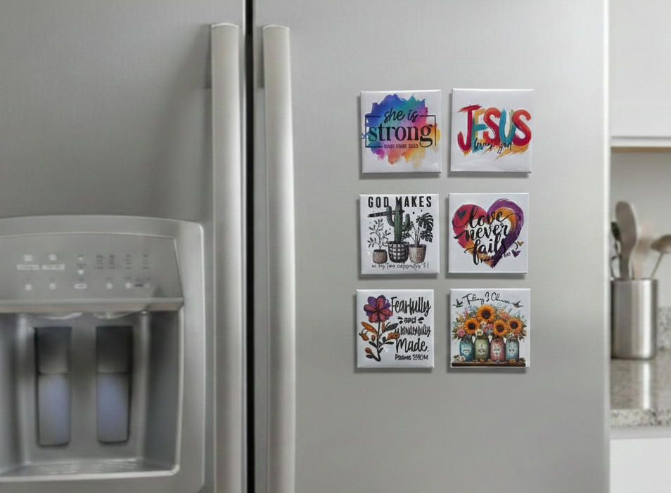 Inspirational Scripture Hard Magnets